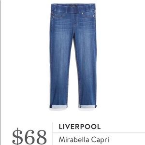 Size 14/32 Liverpool skinny capris